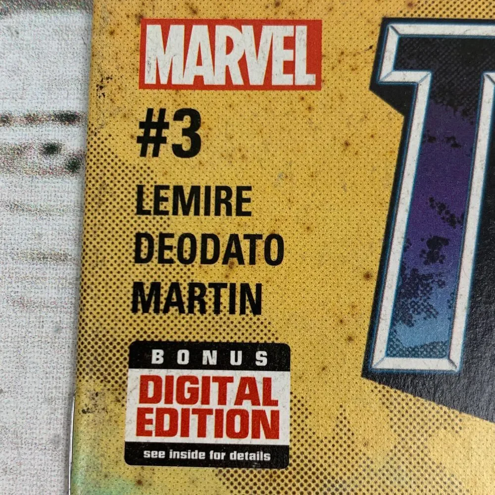 Marvel Thanos #3 Comic Book Digital‎ Edition Bonus Lemire Deodato Martin 2016